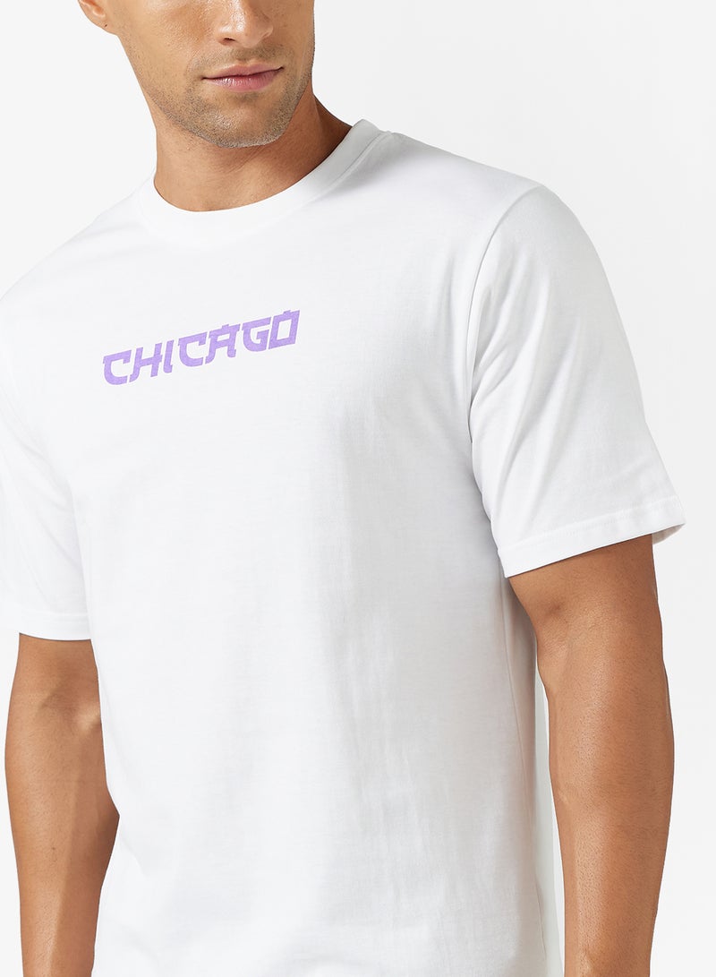 سفنتي فايف تيشيرت بطبعة جرافيك بقصة عادية - Image 3