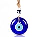 BCS Blue Evil Eye Decor Home Wall Hanging 3.5" Glass Handmade Turkish Nazar Amulet Good Luck and Protection Charm - Image 2
