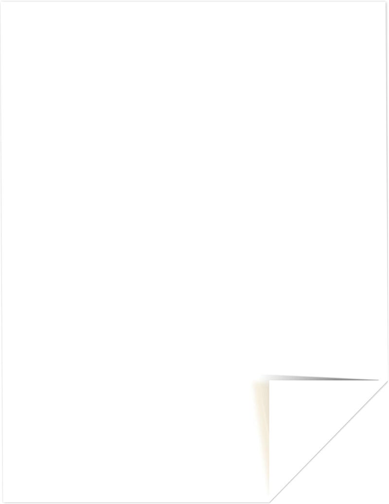 Neenah Paper Classic Crest Cardstock, 110lb, Solar White, 8.5" x 11", 125 Sheets - Image 2