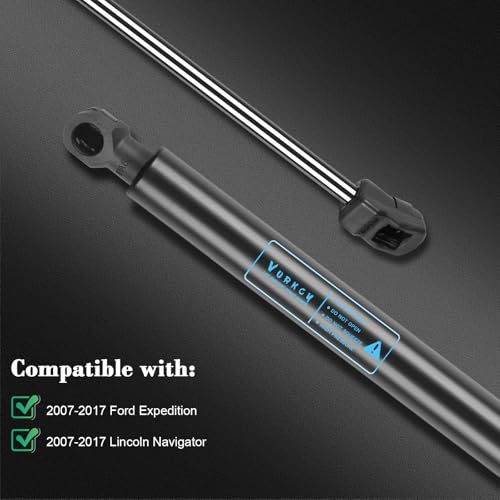 Vurkcy 2 PCS Rear Window Glass Shocks Struts Lift Supports Gas Springs Fit for Ford Expedition/Lincoln Navigator 2007 2008 2009 2010 2011 2012 2013 2014 2015 2016 2017, Replace 6253 PM3016 - Image 3