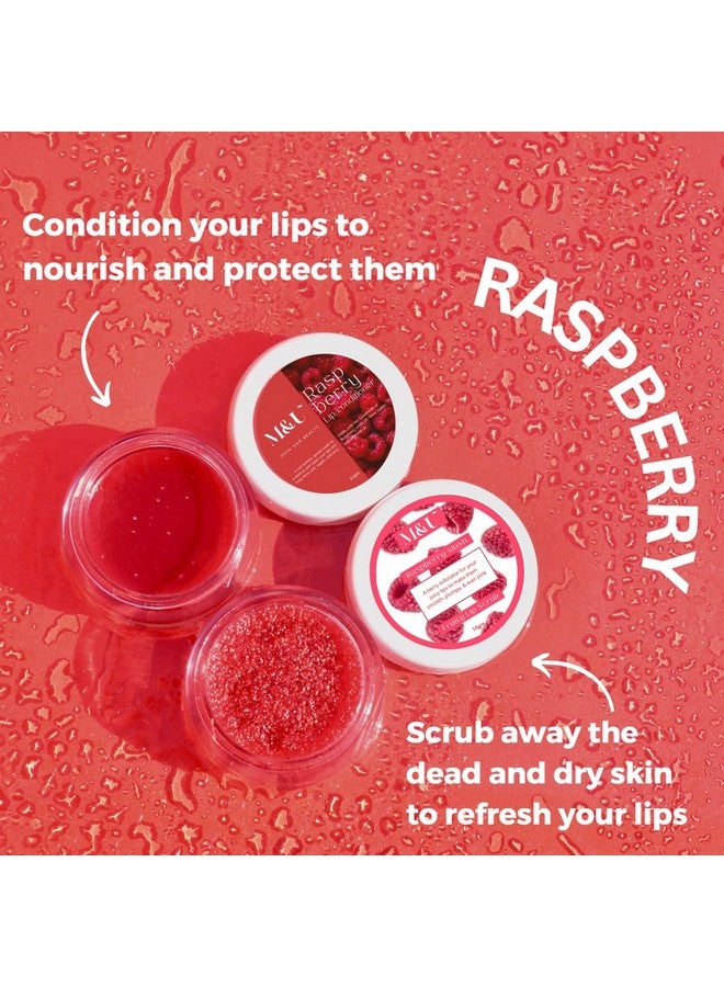 Mu مقشر الشفاه وقناع الشفاه توت العليق من M & U (مجموعة) | لعلاج الشفاه الجافة، الداكنة، المدخنين، الملونة، المتعرضة للشمس والمتشققة | للرجال والنساء | 100% طبيعي ونباتي - Image 3