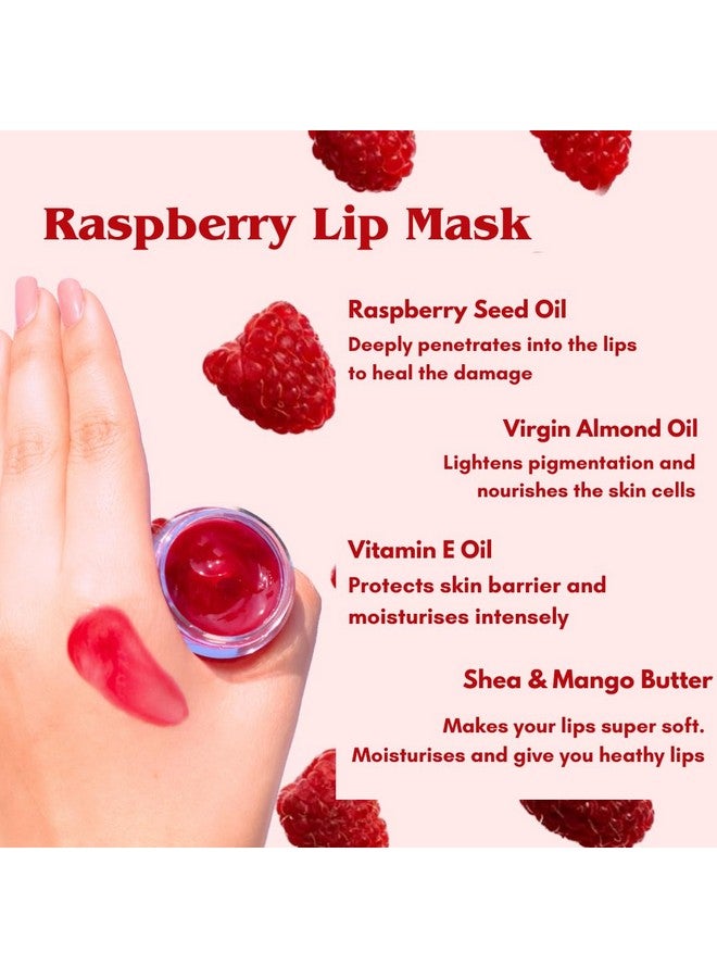 Mu مقشر الشفاه وقناع الشفاه توت العليق من M & U (مجموعة) | لعلاج الشفاه الجافة، الداكنة، المدخنين، الملونة، المتعرضة للشمس والمتشققة | للرجال والنساء | 100% طبيعي ونباتي - Image 4