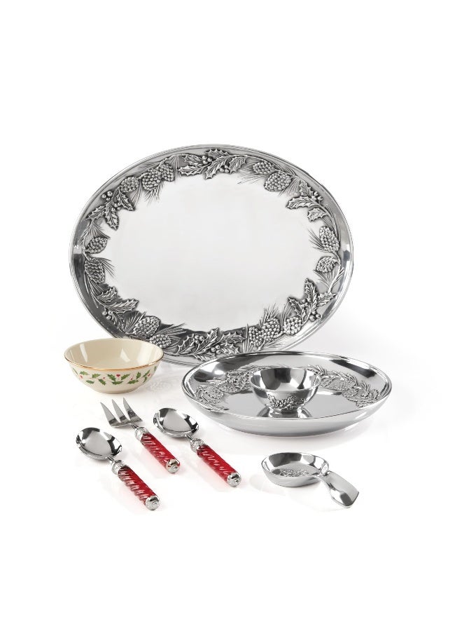 Lenox 878975 Holiday Jewel 3-Piece Serving Set - Image 4