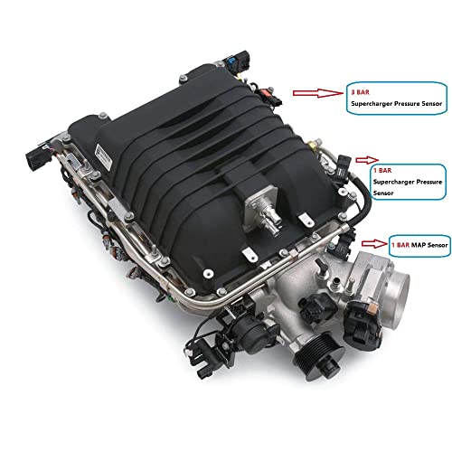 NATAFOX 3 Bar LS9 LSA MAP Supercharger Pressure Sensor Replacement for 2009-2015 CTS-V Camaro ZL1 Corvette ZR1 6.2L - Image 3