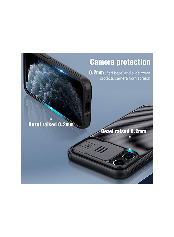 Nillkin Case for iPhone 12 Pro Max Cover Hard CamShield with Camera Slide Protective Cover Perfect Design Compatible with Apple iPhone 12 Pro Max 6.7 Inch Black, 2725608789703  - Image 2