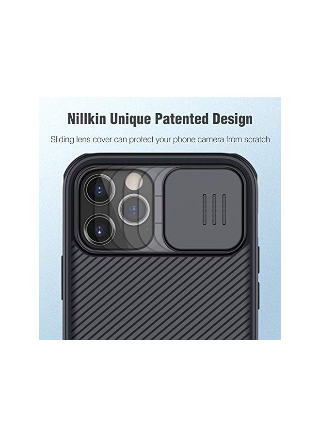Nillkin Case for iPhone 12 Pro Max Cover Hard CamShield with Camera Slide Protective Cover Perfect Design Compatible with Apple iPhone 12 Pro Max 6.7 Inch Black, 2725608789703  - Image 4