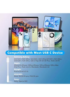 erorex Usb Type C To 3.5Mm Headphone Jack Adapter 2 Pack Usb C To Aux Female Audio Dongle Cable Cord Compatible With Iphone 15 15 Pro 15 Plus 15 Pro Max Ipad Pro Macbook Galaxy S24 S23 S22  - Image 4