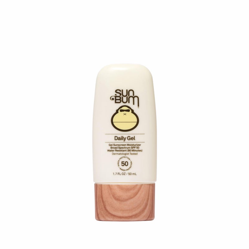 Sun Bum Daily SPF 50 Clear Gel Face Sunscreen - Broad Spectrum Moisturizing Facial Sunscreen with Vitamin E - Vegan and Hawaii 104 Act Compliant (Without Octinoxate & Oxybenzone) - Travel Size 1.7 oz - Image 1
