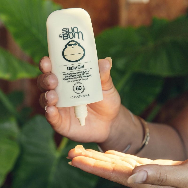 Sun Bum Daily SPF 50 Clear Gel Face Sunscreen - Broad Spectrum Moisturizing Facial Sunscreen with Vitamin E - Vegan and Hawaii 104 Act Compliant (Without Octinoxate & Oxybenzone) - Travel Size 1.7 oz - Image 2
