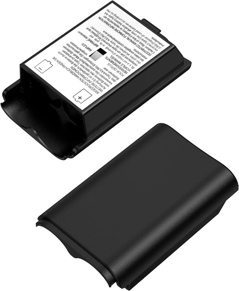 XUKEKOY 4 Pack Battery Box/Battery Cover for Microsoft Xbox 360 Wireless Controller - Image 3