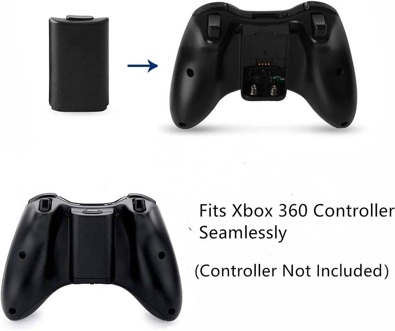 XUKEKOY 4 Pack Battery Box/Battery Cover for Microsoft Xbox 360 Wireless Controller - Image 5