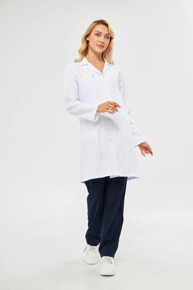 Mervem Teacher Apron White Apron for Women