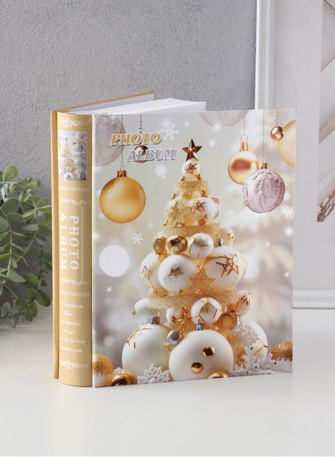 Decorhills Photo Album – Luxury Boxed Nostalgic Design, Premium Photo Organizer for Family, Weddings, Travel, and Special Memories, Elegant Linen Cover, Durable Binding, Keepsakes Storage - Image 1