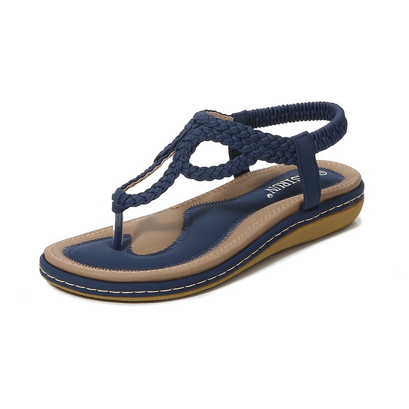 Yasirun Women's Woven Flat Sandals - Image 1