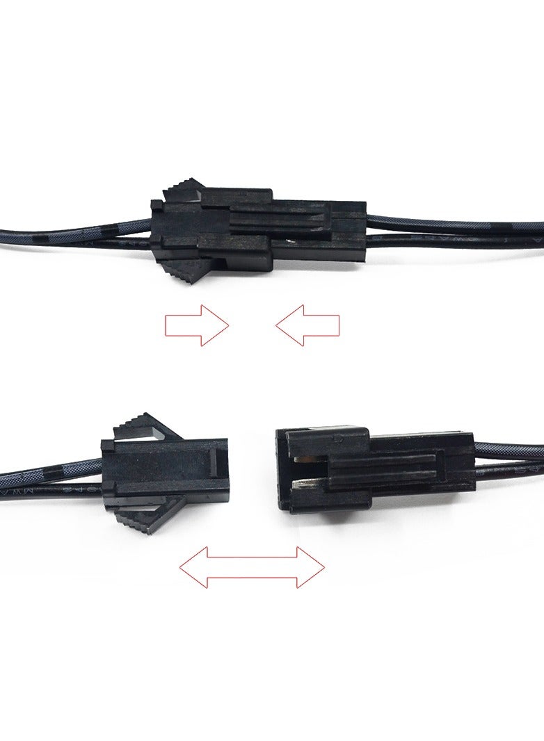 SYOSI USB EL Wire Car Interior LED Light Bar, Neon Cold Light Ambient Light with 6mm Sewing Edge, Ambient Lighting Kit for Car Interior Trim, Garden Decorations 5V/DC(1-5M/16.4FT,Green ) - Image 4