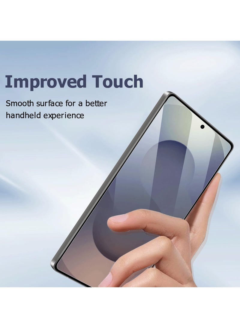 عبوة 2 لحماية شاشة وكاميرا سامسونج جالاكسي S25 إيدج (2025) - واقي أمان شفاف عالي الشفافية مع تغطية كاملة - Image 4