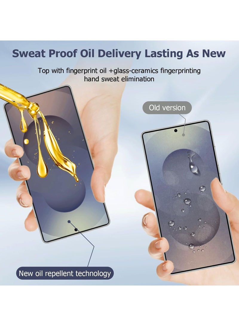 عبوة 2 لحماية شاشة وكاميرا سامسونج جالاكسي S25 إيدج (2025) - واقي أمان شفاف عالي الشفافية مع تغطية كاملة - Image 3