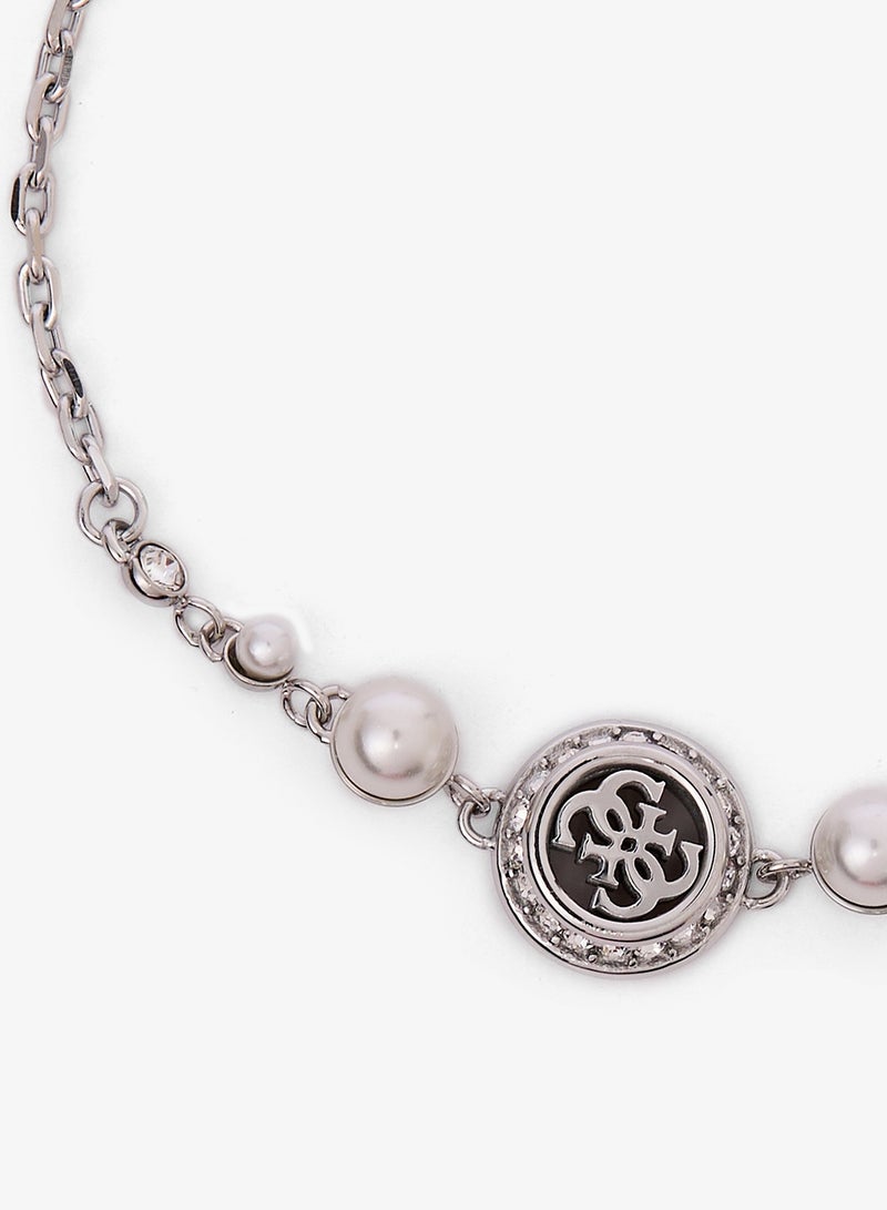 GUESS Tiny Pearly Logo Bracelet - Image 2