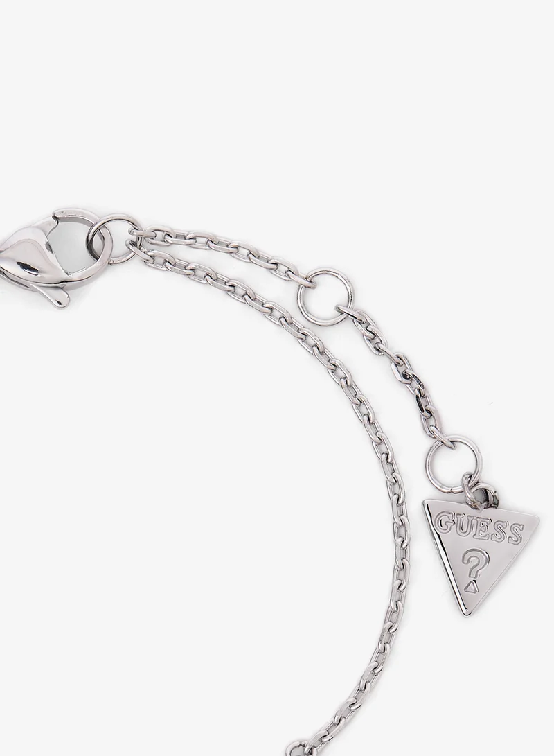 GUESS Tiny Pearly Logo Bracelet