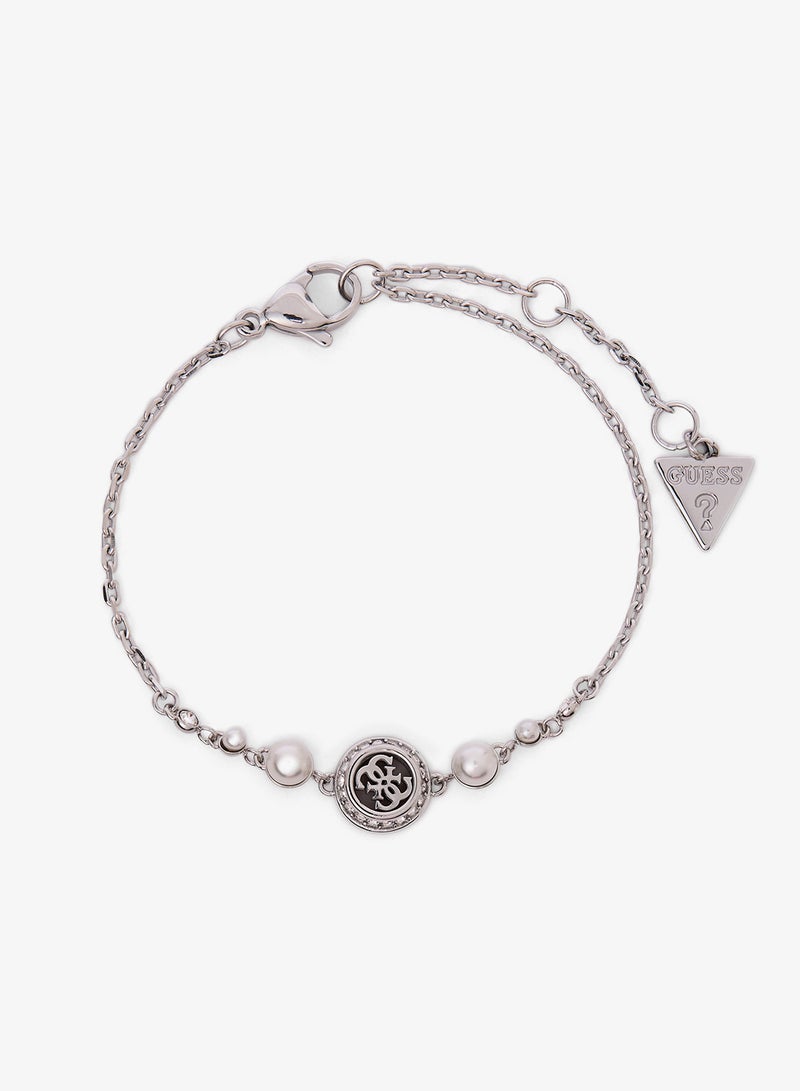 GUESS Tiny Pearly Logo Bracelet - Image 1