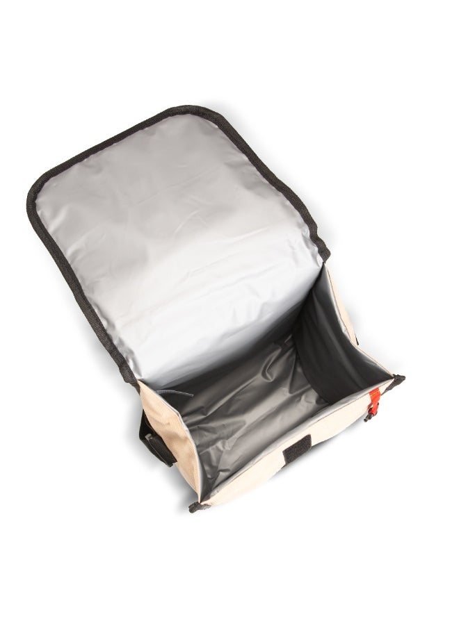 Eazy Kids Eazy Kids Lunch Bag – Insulated, Foldable & Stylish (Beige & Brown)  - Image 5
