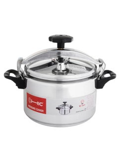 7 LiterLiters Pressure cooker made of aluminum 7 liters silver SILVER