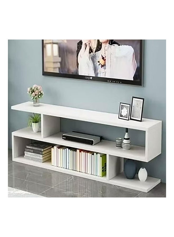 إن كي أكس حامل تلفاز بتصميم شبكي بسيط – حل تخزين أنيق للمنازل العصرية - Image 3