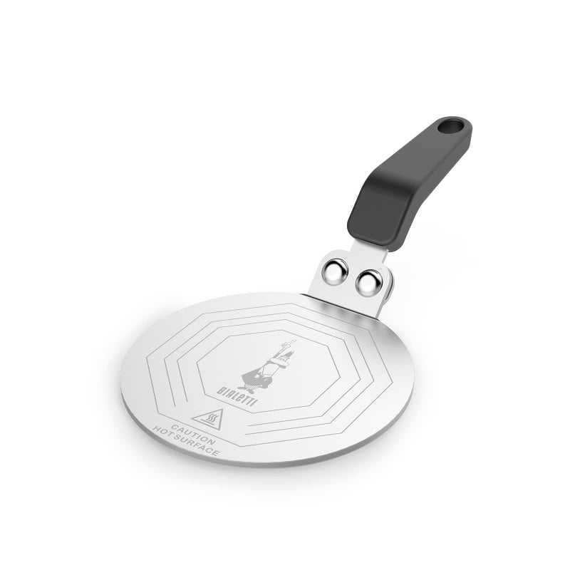 Bialetti Stainless Steel Induction Plate, Adapter for non induction compatible Moka Pot; Heat Diffuser Cooking Induction Adapter: Italian Made - Image 5