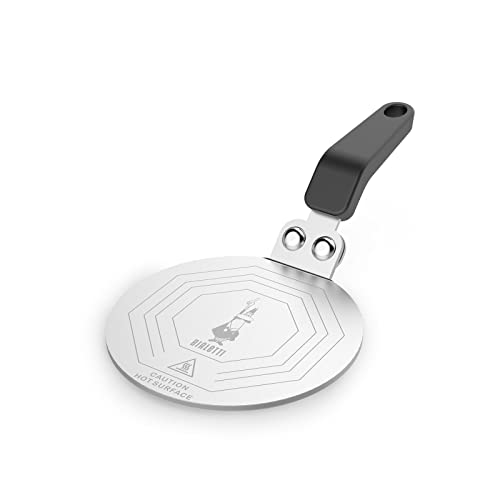 Bialetti Stainless Steel Induction Plate, Adapter for non induction compatible Moka Pot; Heat Diffuser Cooking Induction Adapter: Italian Made - Image 1