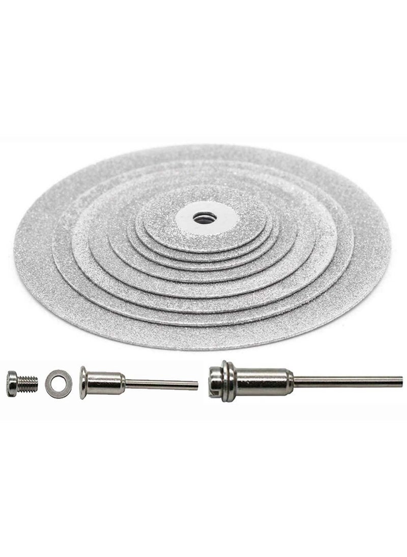 DIY Crafts Diy Crafts 11148 9900 Rotary Tool Cutting Discs Wheel Mandrel Hss Blades Bes Multicolor Pack of 6  - Image 1