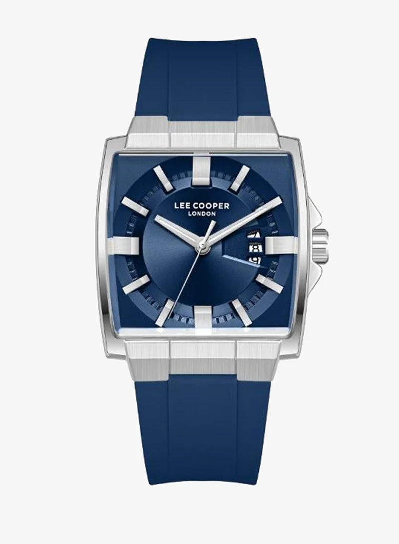 لي كوبر Men's Silicone DATE Watch LC08349.399 - 38X47 mm