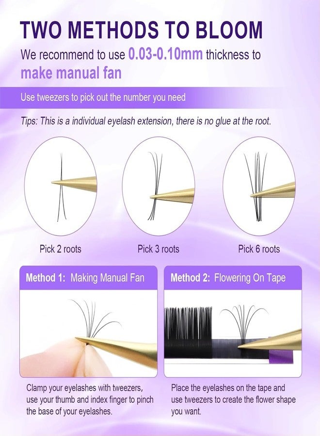 NAGARAKU lash Extensions Thickness 0.15mm 16rows per Tray Classic Lashes from Vettsy Individual Lashes, False Eyelash Extensions (Curl-D, 7-15mm Mix) - Image 5