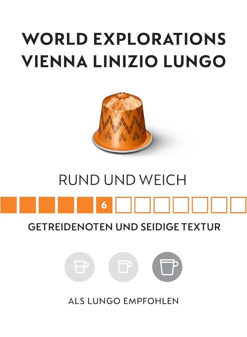 Nespresso OriginalLine Vienna Lungo 50 Capsules - 5 Sleeves - Pack of 5 - Image 2