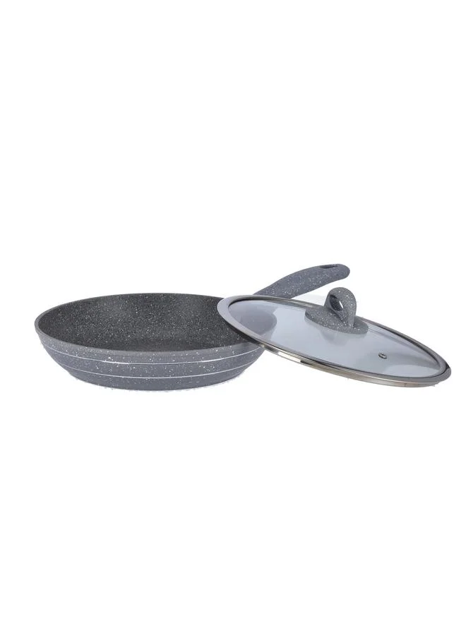 رويال فورد Royalford Granite Smart Fry Pan with Lid 24cm
