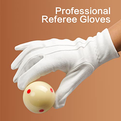 CRICAL Billiard Gloves Competition Referee Gloves White 2PCS Pool Snooker Comfortable Professional Accessories - Image 3
