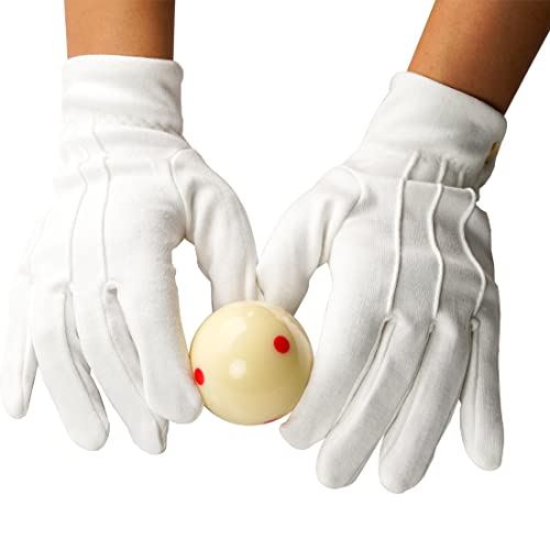 CRICAL Billiard Gloves Competition Referee Gloves White 2PCS Pool Snooker Comfortable Professional Accessories - Image 1