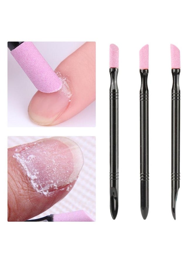 Generic 1 Pc Quartz Scrub Stone Nail Files Buffer Manicure Grinding Rod Cuticle Remover for Beauty - Image 1