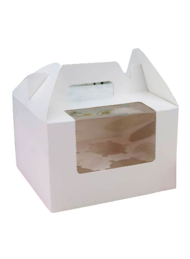 10-Piece Home Baking Cake Bag Set White 15.5 x 11cm - Image 1