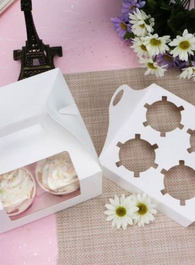 10-Piece Home Baking Cake Bag Set White 15.5 x 11cm - Image 2
