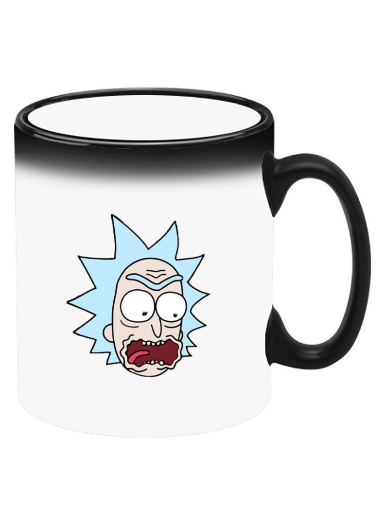 Theodor Color Changing Heat Sensitive Ceramic Mug, Image Revealed When HOT Liquid is Added! Rick & Martin  - Image 2