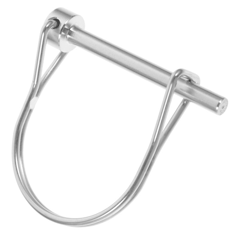 Heavy Duty Stainless Steel Trailer Hitch Pin Lock Clip with Safety Coupler for Truck Boat Farming - Image 2