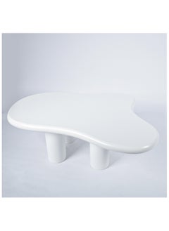 AWD Coffee Table in Cloud shape Simple Small Household Shaped Table Tea Table for Living Room Balcony Garden, Living Room Table Bed Room 120 cm  - Image 1