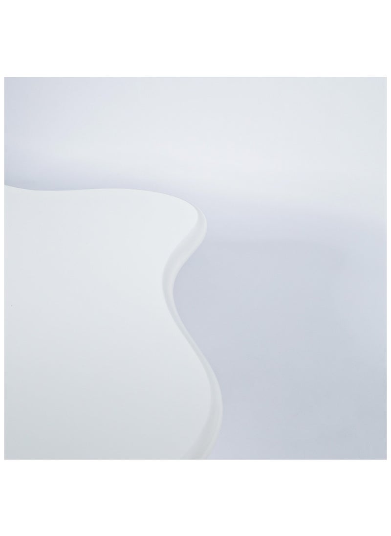 AWD Coffee Table in Cloud shape Simple Small Household Shaped Table Tea Table for Living Room Balcony Garden, Living Room Table Bed Room 120 cm  - Image 4