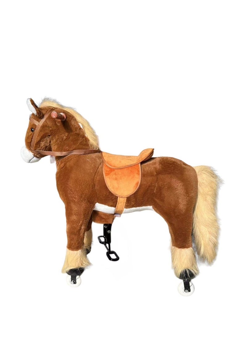 Lovely Baby Riding Horse Brown  - Image 2