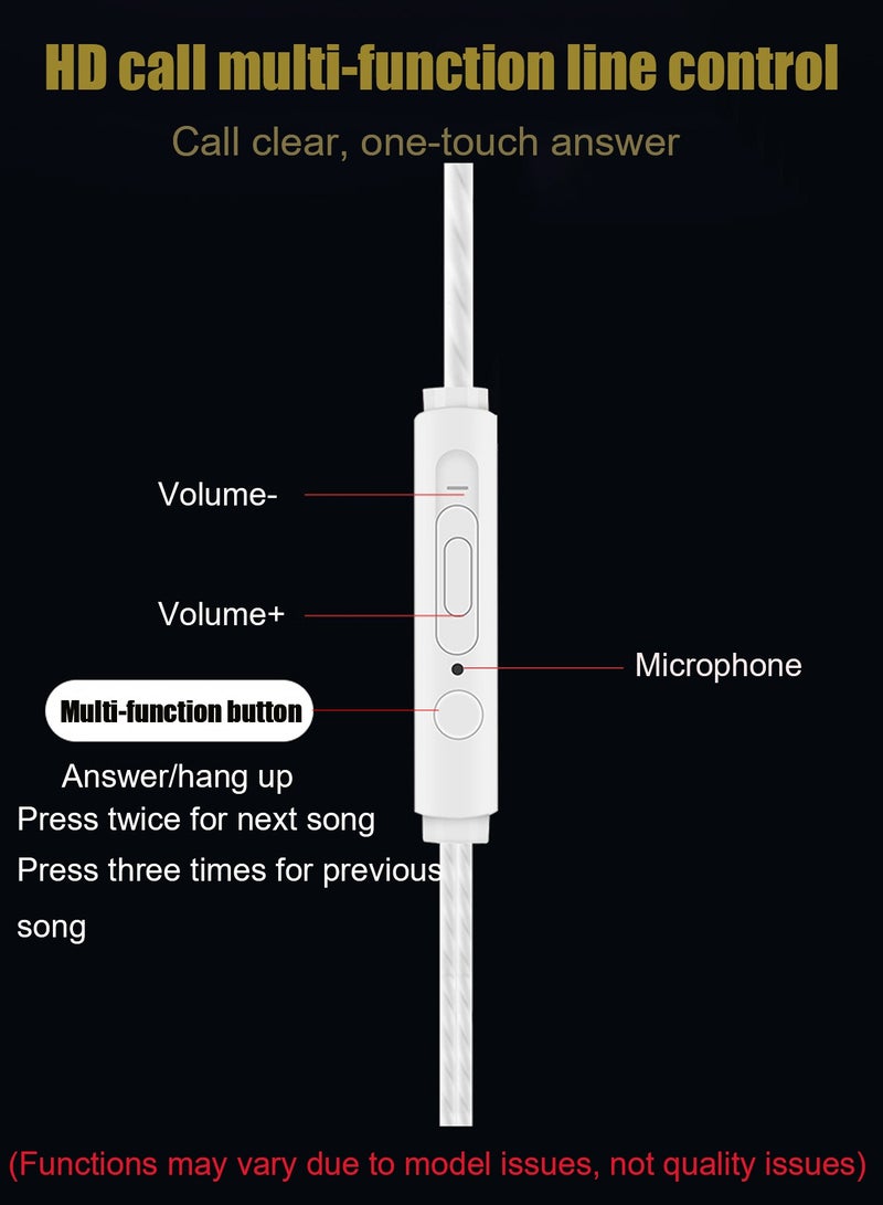STEELCORE Wired Earphones Super  Clear Calls Noise Free Earphones Wired In-Ear HeadphonesType-C Port with Microphon Compatible with iPhone iPad Android Laptop  - Image 5