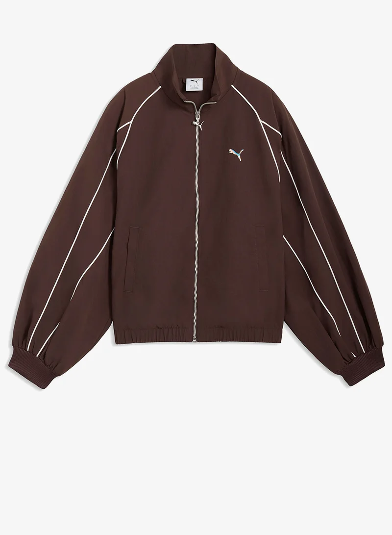 PUMA T7 Balloon Piping Relaxed Woven Jacket