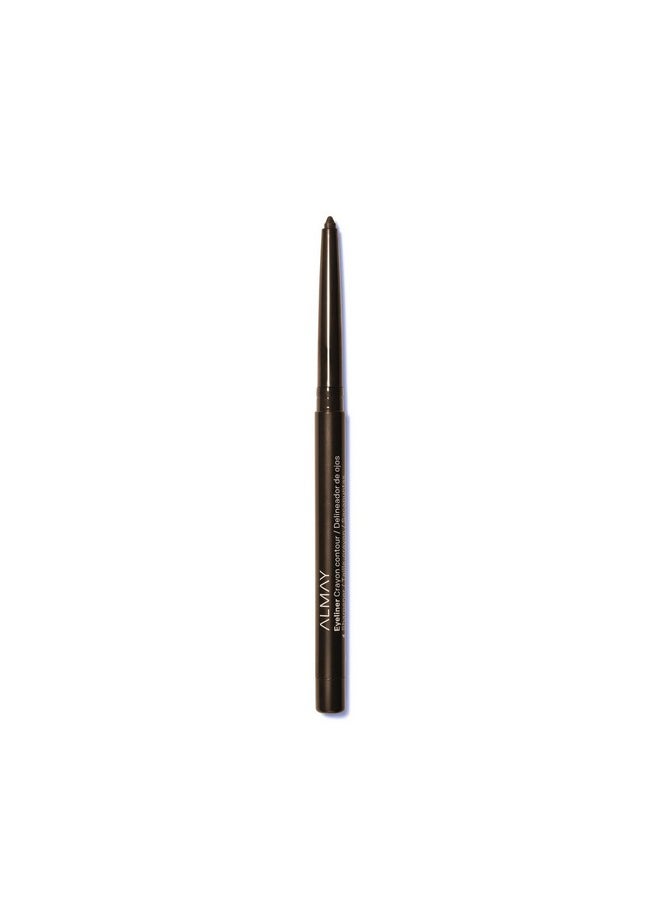 Almay Almay All-Day Eyeliner Pencil, Hypoallergenic, Cruelty-Free, Smudge-Proof, Ophthalmologist Tested, Long Wearing and Water Resistant, Brown Topaz, 0.01 oz  - Image 1
