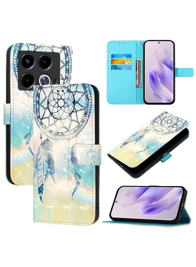 Zaboon Case For Infinix Note 40 3D Painting Horizontal Flip Leather Phone Case - Image 1