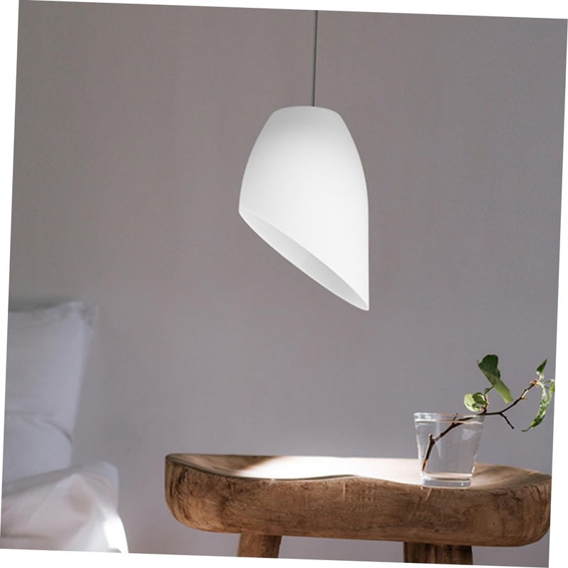 Operitacx Plastic Horseshoe Lamp Shade Cover Replacement for Desk and Floor Lamps Home Decor - Image 3