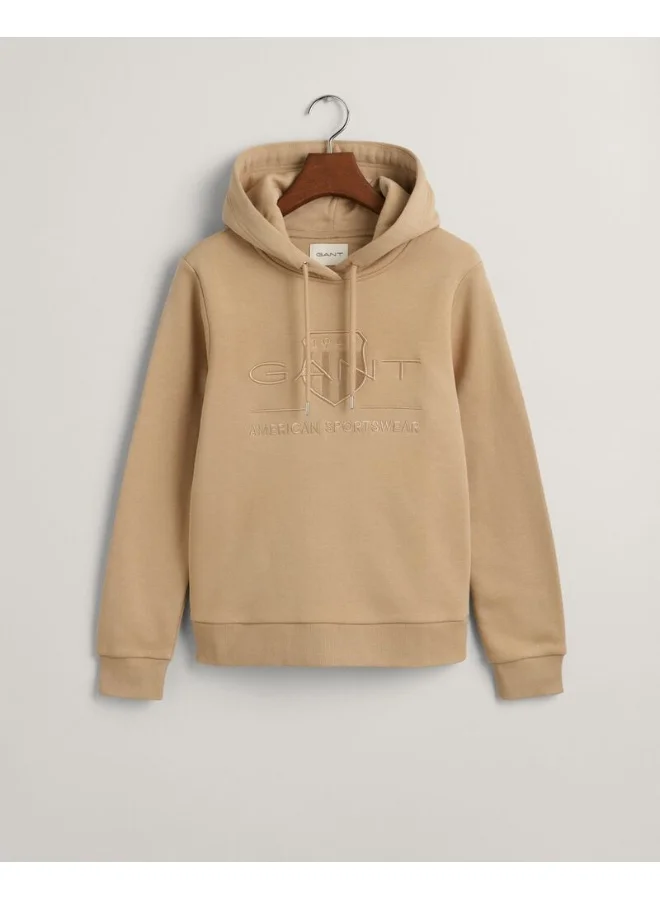 غانت Tonal Shield Hoodie